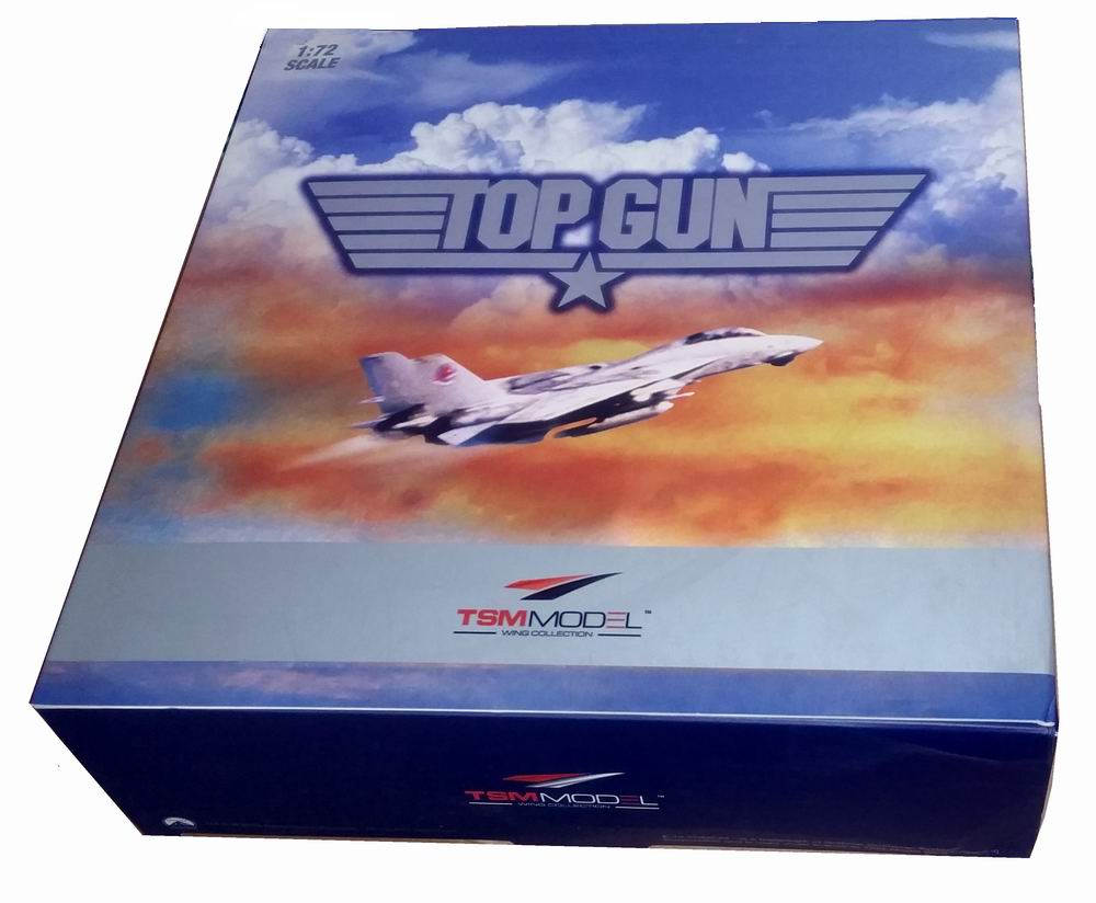 Maquette Avion de Chasse Grumman F-14A TOMCAT Film TOP GUN Iceman et Slider 1/72