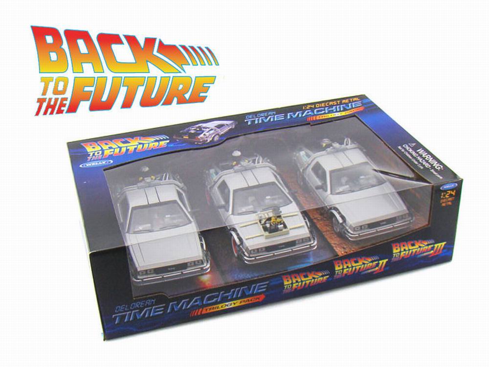 DELOREAN Retour vers le futur en Métal au 1/24