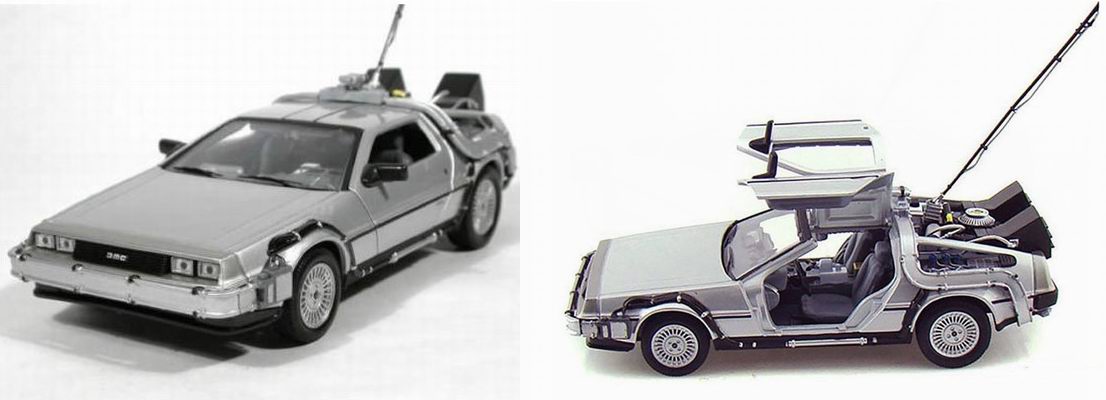 Voiture Delorean 1 retour vers le futur