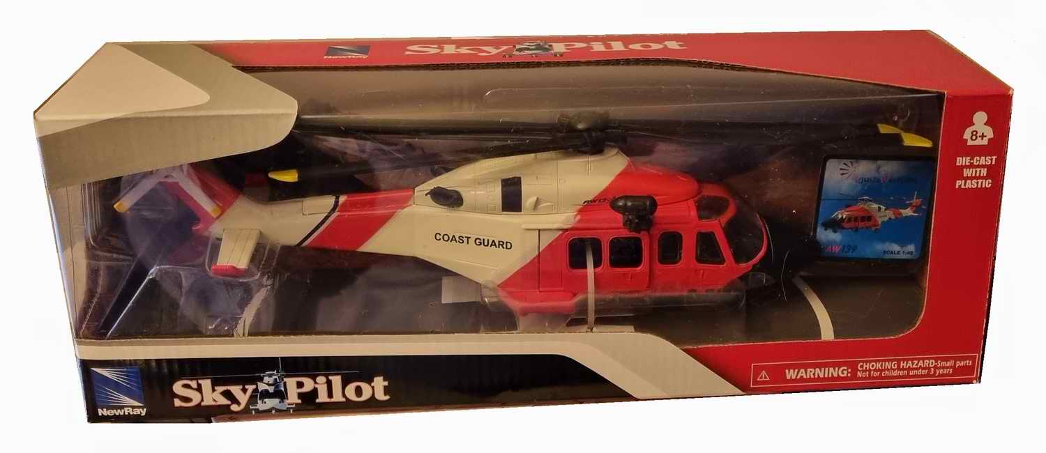 Maquette de l’Hélicoptère Agusta-Westland AW139 Coast Guard US Coast Guard au 1/48