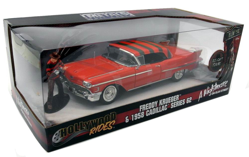 1:24 Freddy Krueger 1958 Cadillac Deville A Nightmare on Elm Street Diecast Model car
