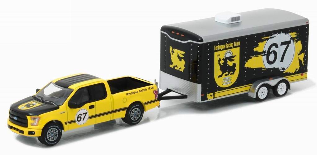 Voiture Ford F150 Pickup Avec Remorque TERLINGUA RACING 1/64