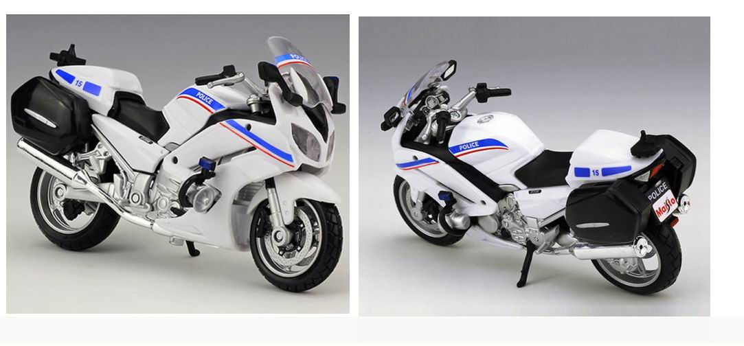 Moto POLICE NATIONALE Française Yamaha FJR 1300A 1/18