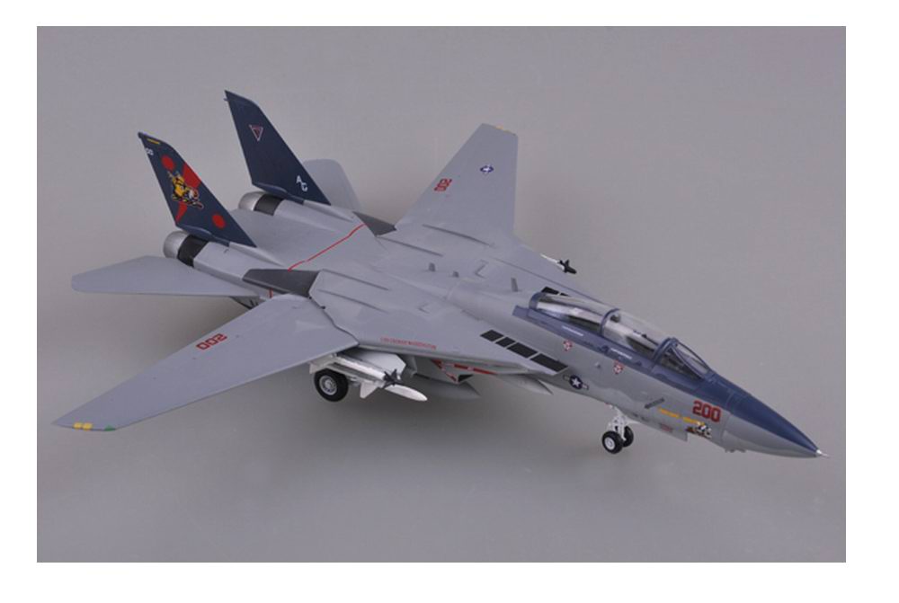 Maquette Grumman F-14B TOMCAT VF-11 Red Rippers AG-200/163227 USS GEORGE WASHINGTON 1/72