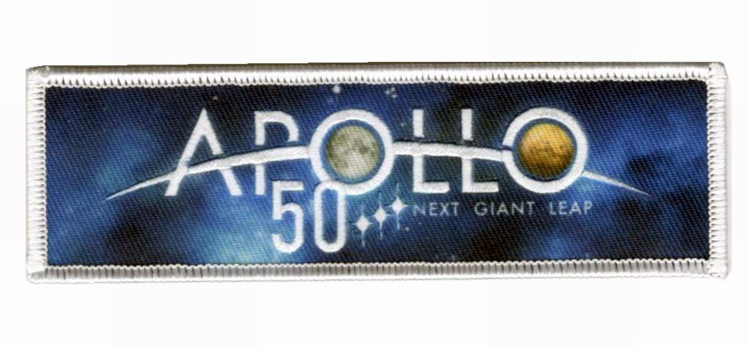 Patch NASA Apollo 50 ans Conquête de la Lune à Mars