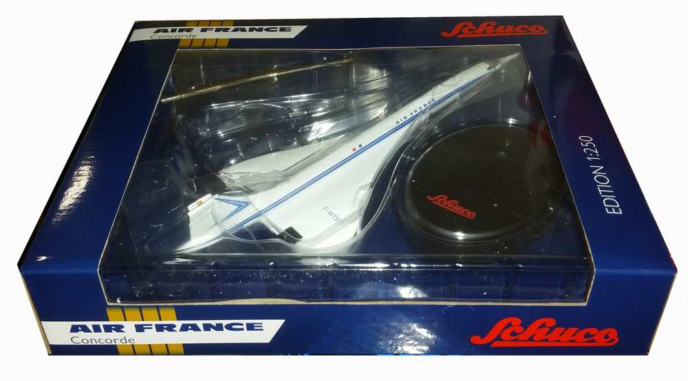 maquette Concorde Air France 1/250 F-WTSB en métal nez mobile