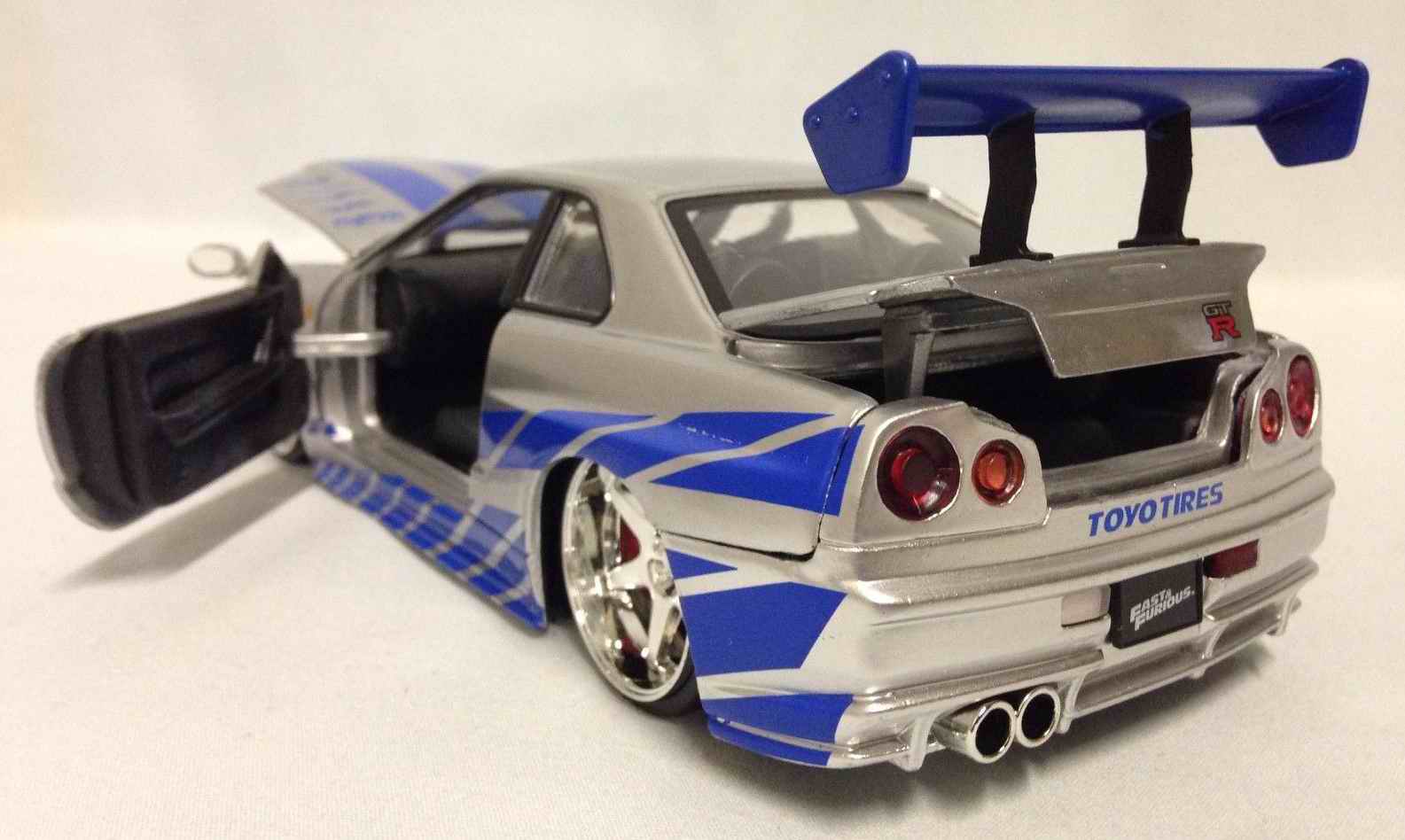  NISSAN Skyline GTR R34 Fast and Furious 1/24ème 