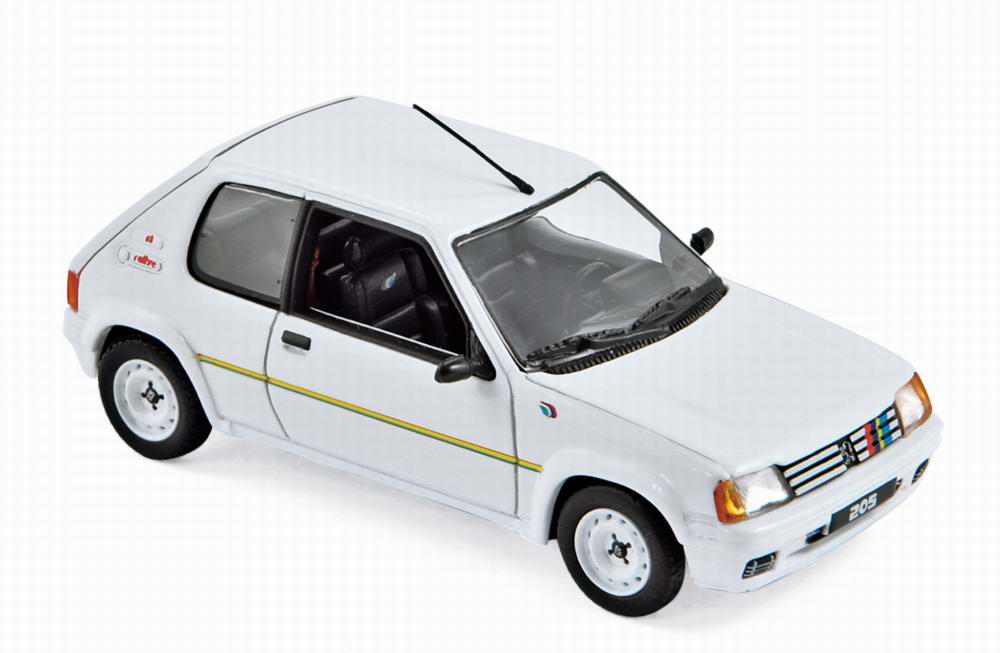 Voiture miniature en métal PEUGEOT 205 Rallye 1988 1/43