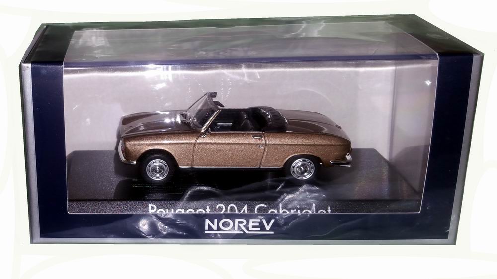 Voiture miniature PEUGEOT 204 Cabriolet 1967 NOREV 1/43