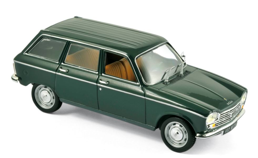 Voiture miniature PEUGEOT 204 break NOREV 1/43