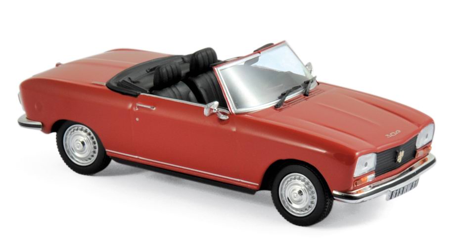 Voiture miniature PEUGEOT 304 S cabriolet Blanc 1973 NOREV 1/43