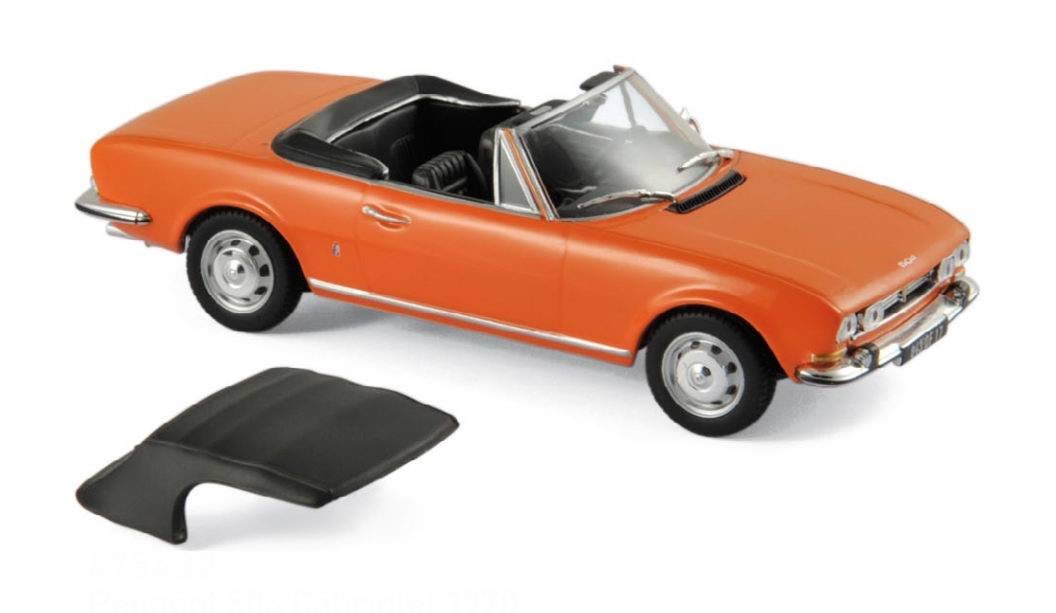 Voiture miniature PEUGEOT 504 Cabriolet NOREV 1/43