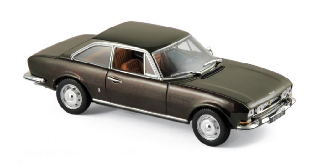 Voiture miniature PEUGEOT 504 coupé NOREV 1/43