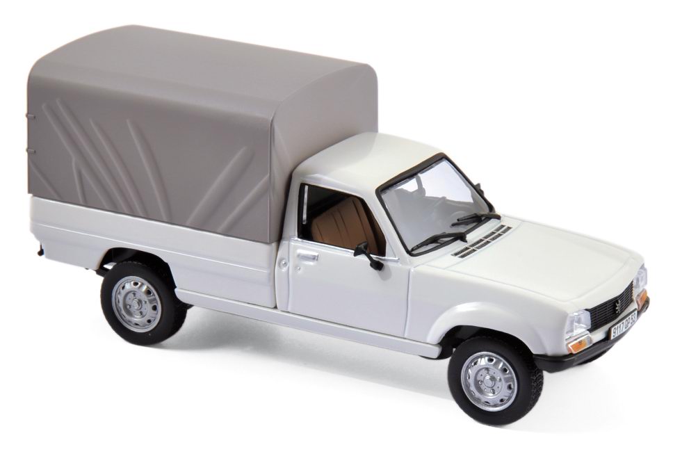 Miniature voiture PEUGEOT 504 Pick up 4x4 Fermé 1985 NOREV 1/43