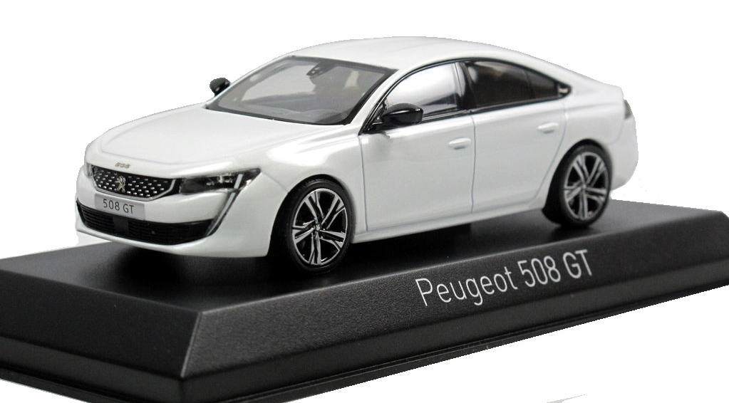 Voiture miniature PEUGEOT 508 GT 2018 Blanc Norev 1/43