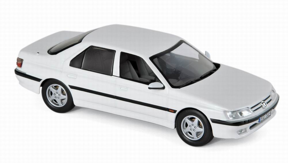 Voiture miniature PEUGEOT 605 blanc Norev 1/43