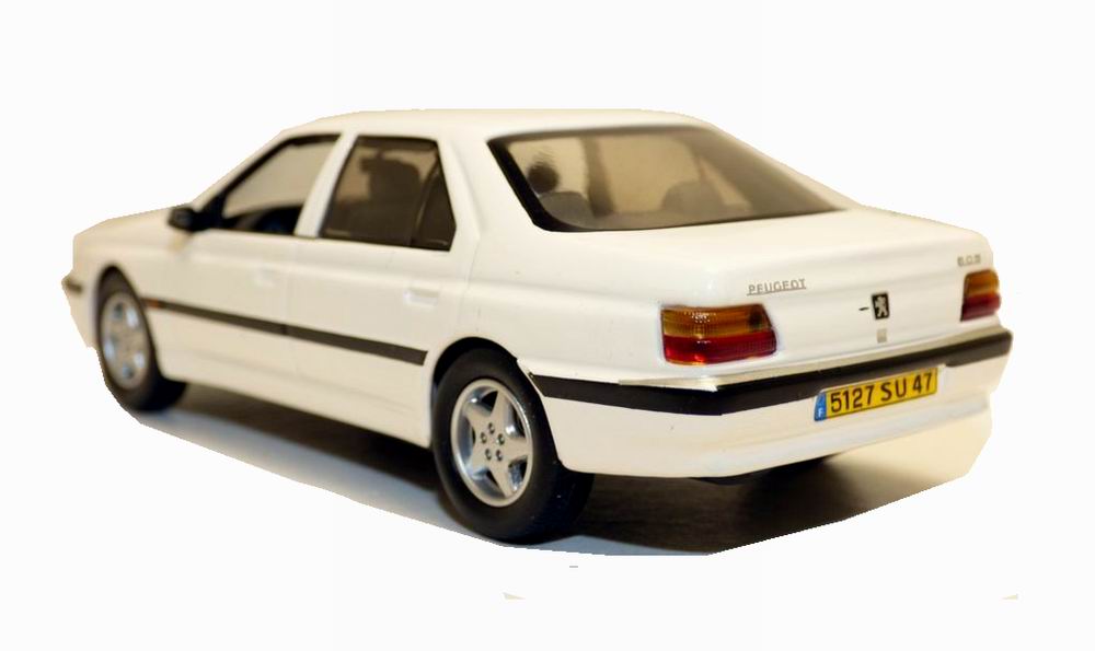 Voiture miniature PEUGEOT 605 1998 blanc Norev 1/43