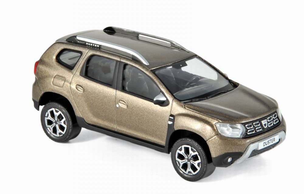 Voiture miniature Dacia Duster 2018 marron vison NOREV 1/43