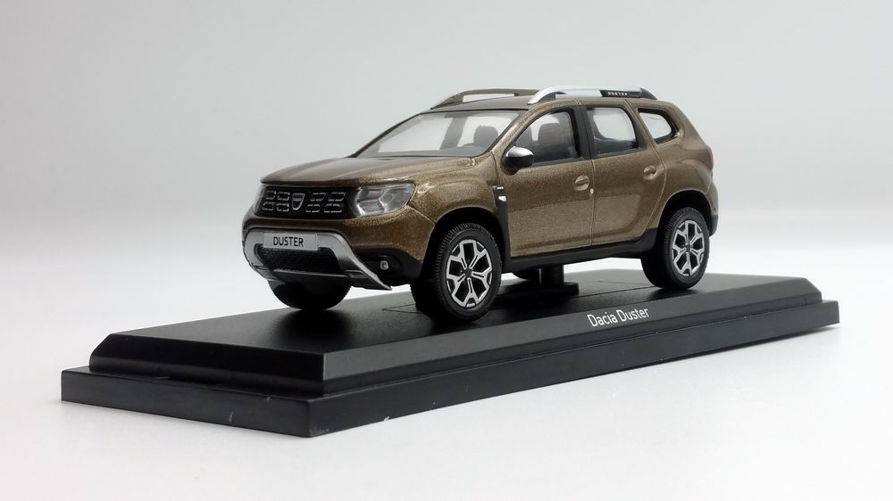 Voiture miniature Dacia Duster 2018 marron vison NOREV 1/43