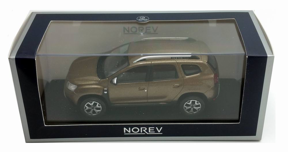 Voiture miniature Dacia Duster 2018 marron vison NOREV 1/43