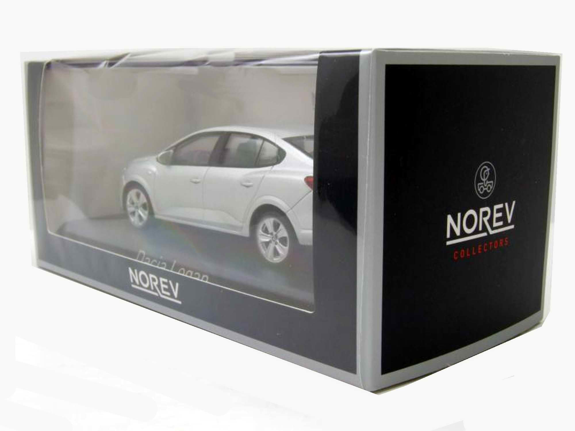 Voiture miniature Dacialogan 2021 gris Highland NOREV 1/43