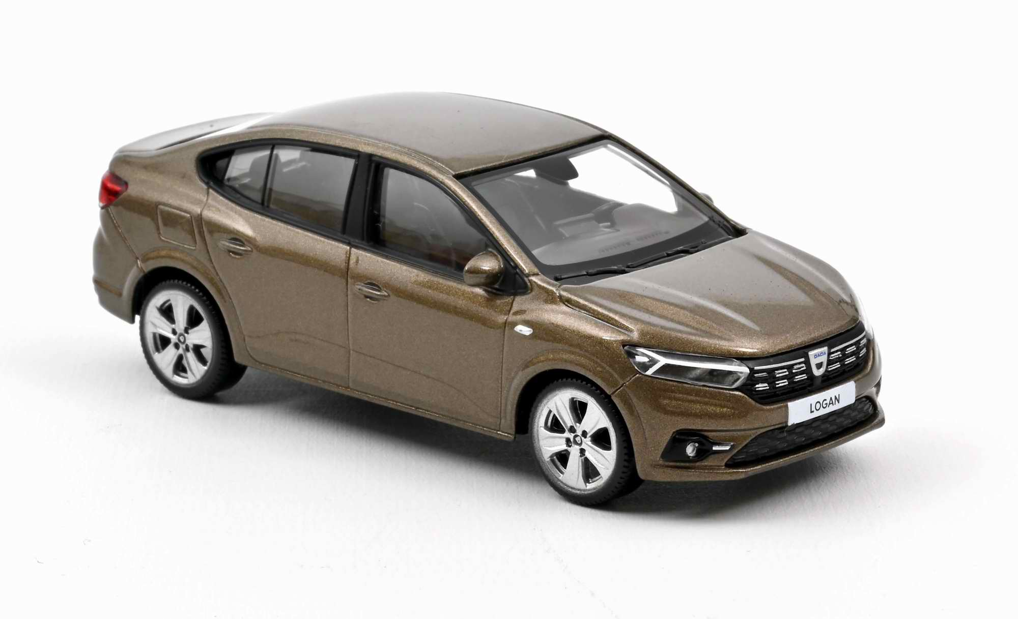 Voiture miniature Dacia logan 2021 marron vison NOREV 1/43