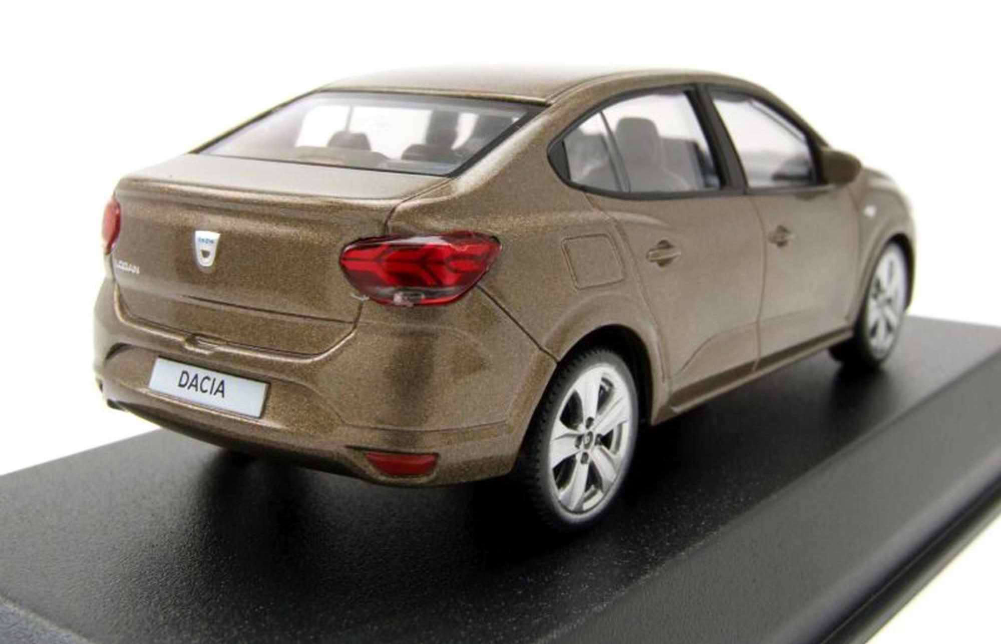 Voiture miniature Dacia Logan 2018 marron vison NOREV 1/43