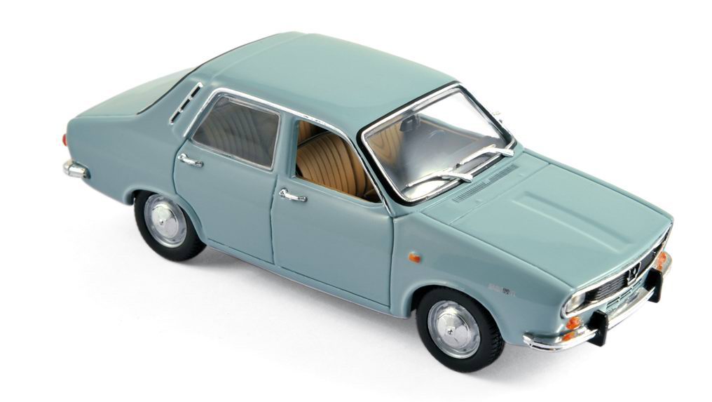 Voiture miniature RENAULT 12 TL de 1972 bleu clair NOREV 1/43