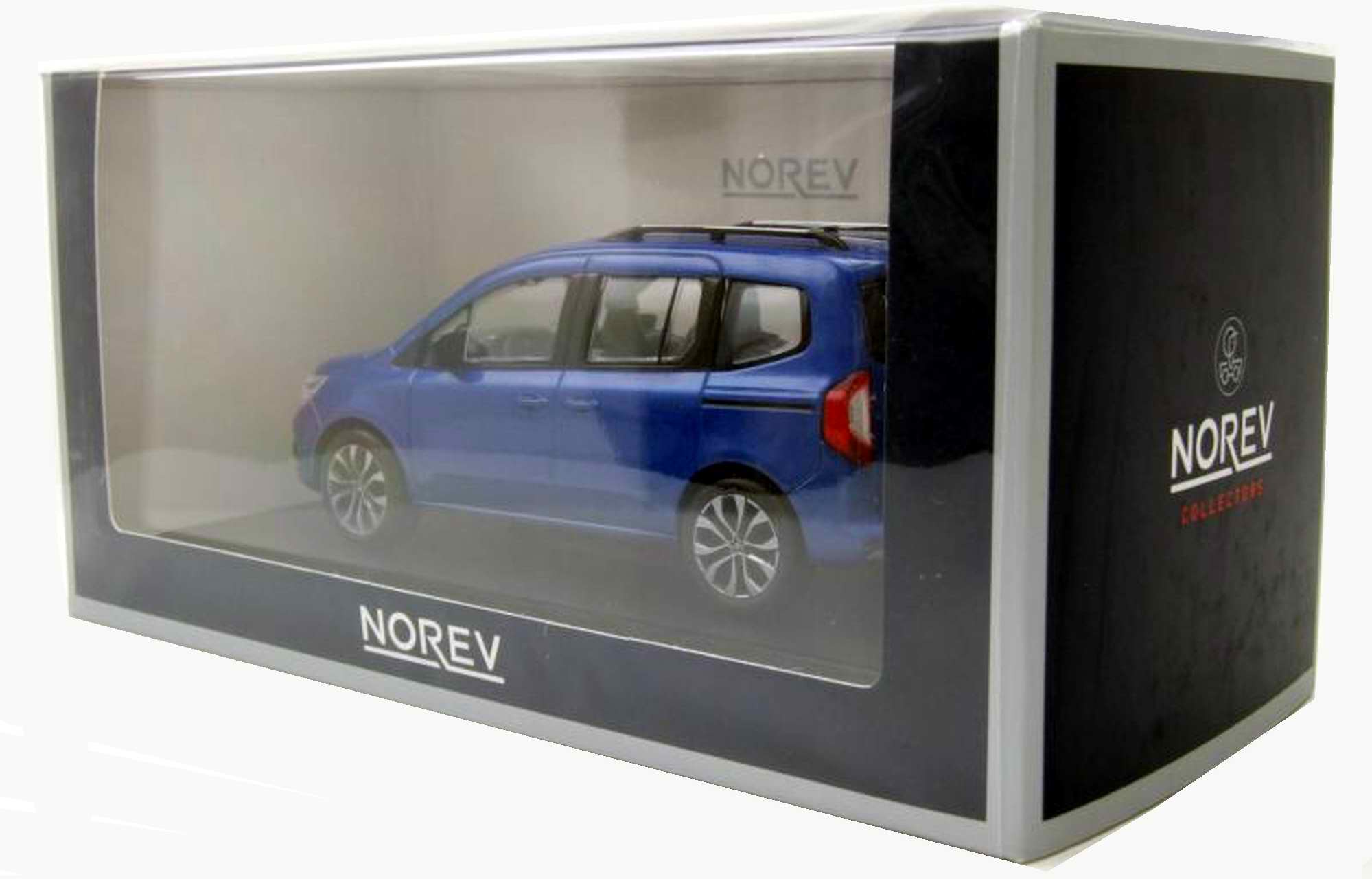 Voiture miniature RENAULT Kangoo Ludospace bleu NOREV 1/43