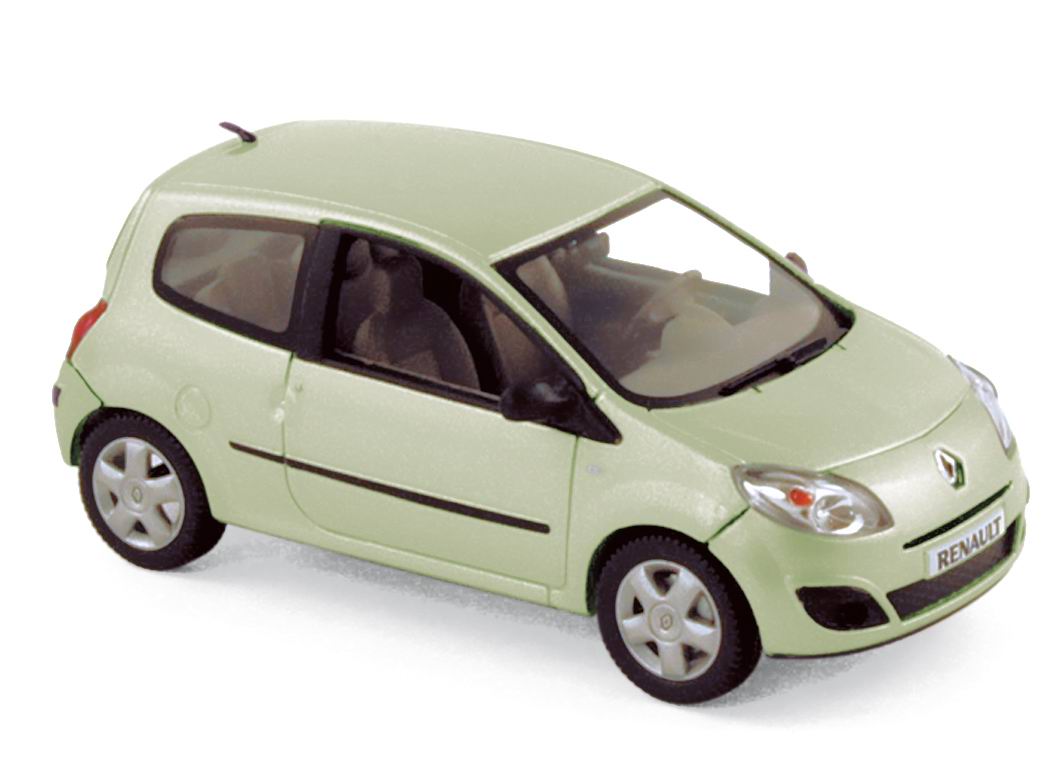 RENAULT Twingo Vert Almond 2007 Voiture de Collection NOREV 1/43