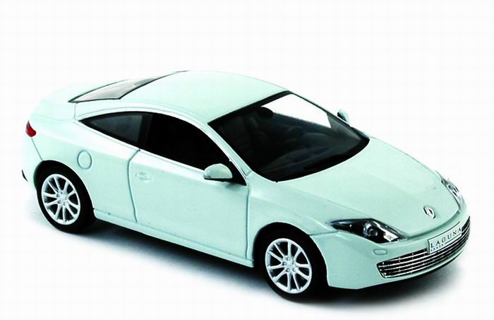 Voiture miniature RENAULT Laguna Coupé Blanc 2008 NOREV 1/43