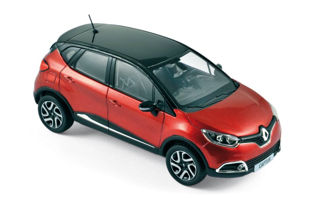 RENAULT Captur Rouge et Noir Norev 1/43