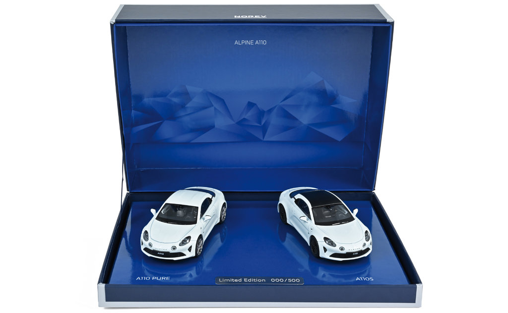 Miniature Coffret RENAULT Alpine A110S Alpine A110 Pure NOREV 1/43