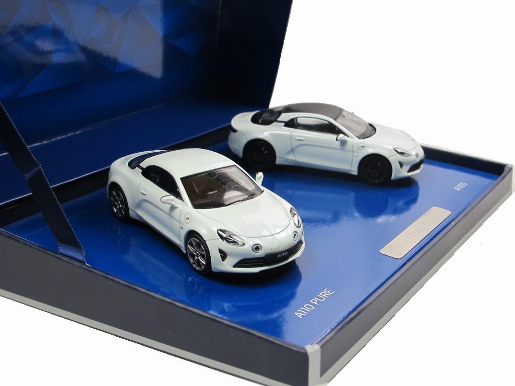 Miniature Coffret RENAULT Alpine A110S Alpine A110 Pure NOREV 1/43