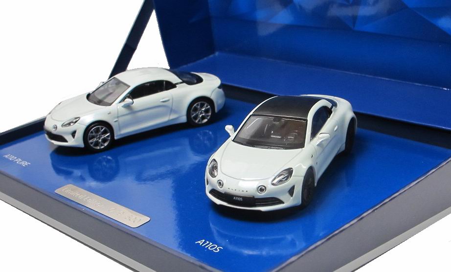 Miniature Coffret RENAULT Alpine A110S Alpine A110 Pure NOREV 1/43