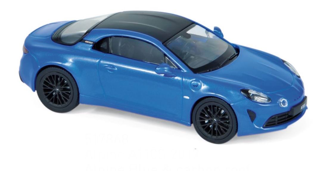 Voiture miniature RENAULT Alpine A110S 2019 Norev 1/43