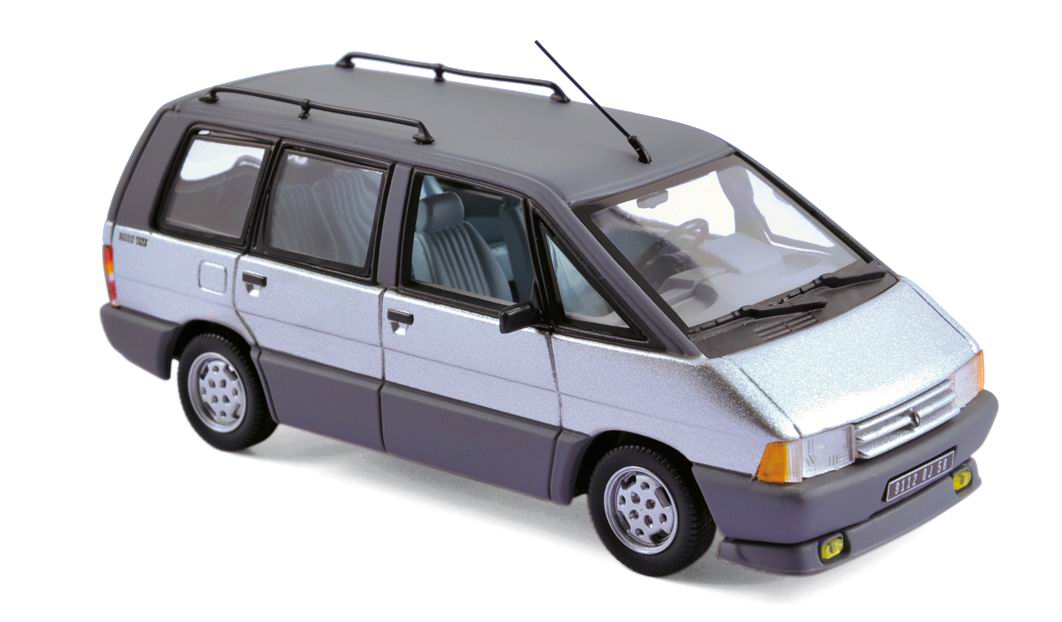 Miniature RENAULT Espace 1984 Titane Argent Norev 1/43