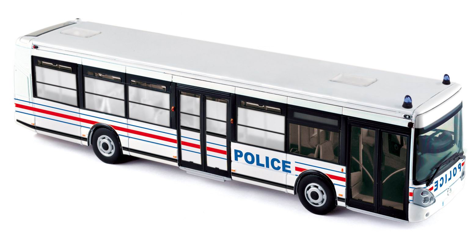 Miniature Autocar IRISBUS Agora CITELIS Police 1/43 NOREV