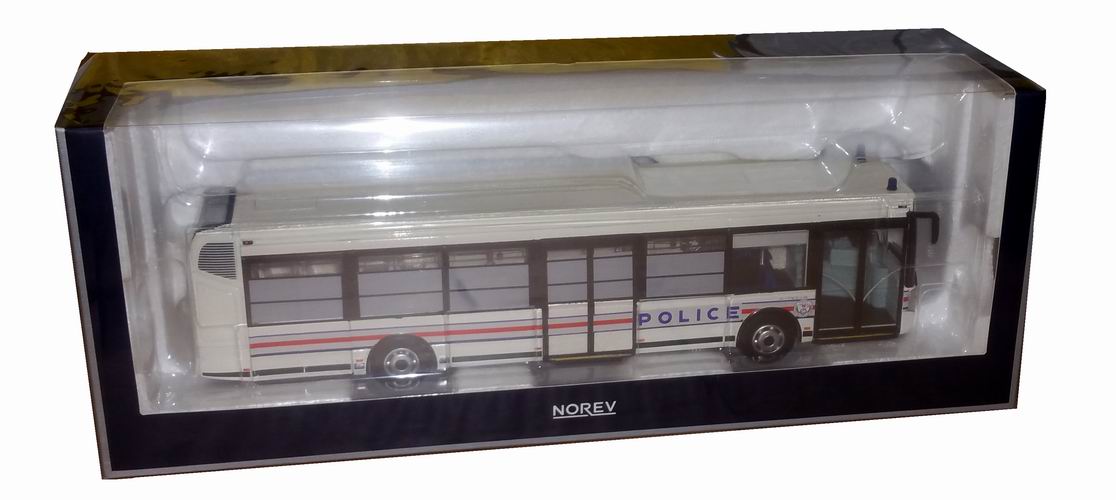 Miniature bus IRISBUSAgora CITELIS Police Nationale 2008 1/43 NOREV