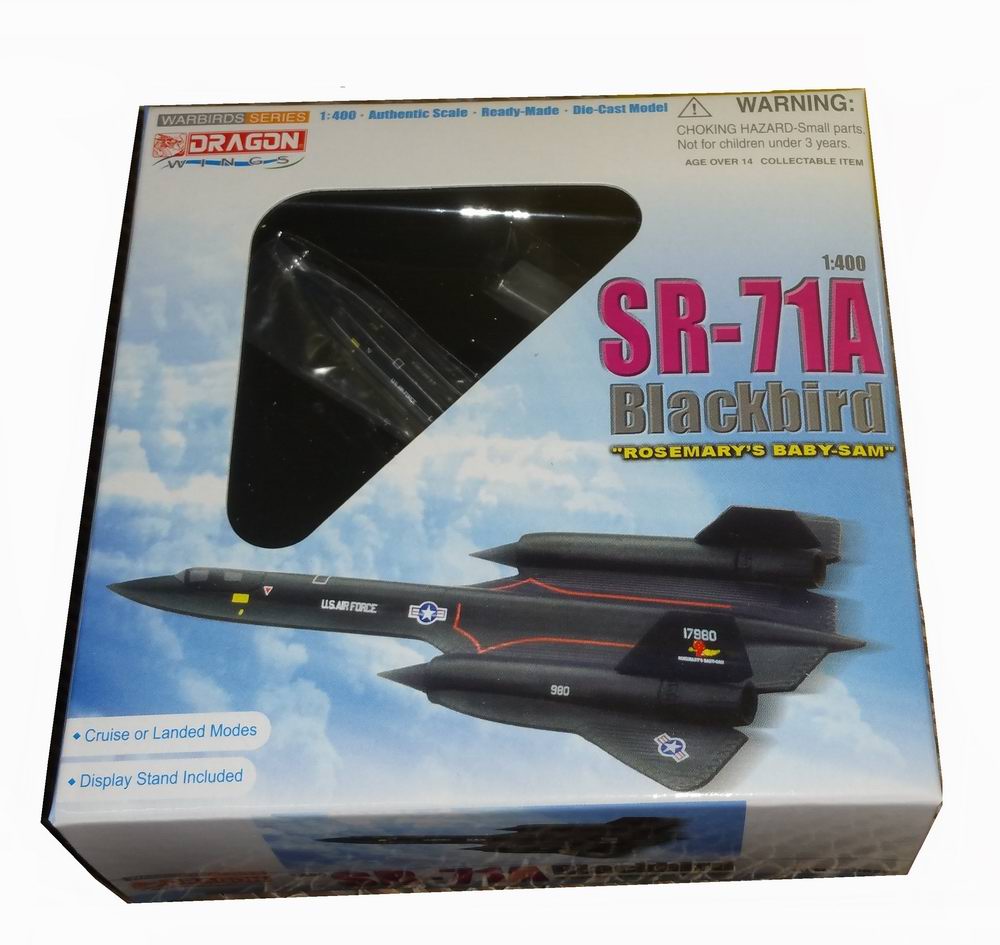 maquette avion Lockheed SR-71A Blackbird Rosemary Baby-San 1/400