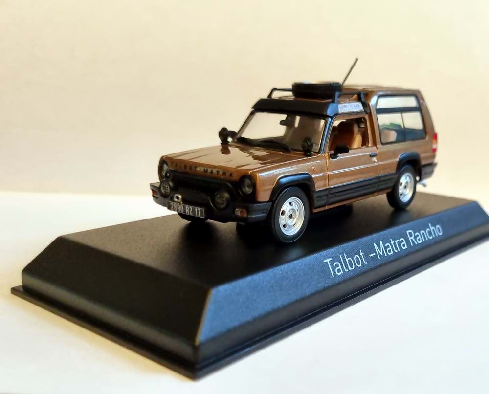Voiture métal TALBOT-MATRA RANCHO 1982 Bronze Cannelle Norev 1/43