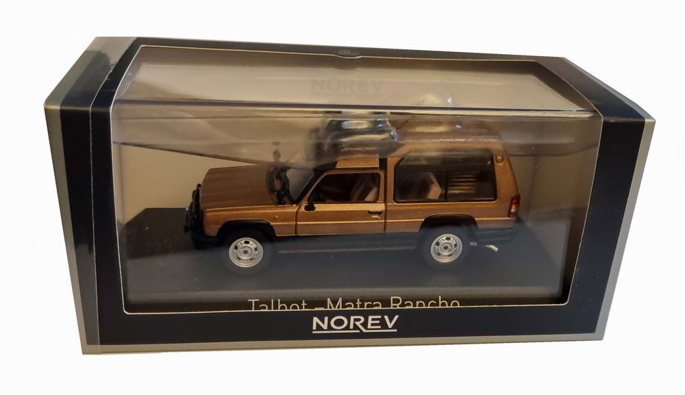 Voiture métal TALBOT MATRA RANCHO 1982 Bronze Cannelle Norev 1/43