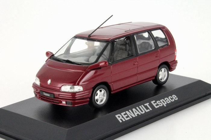 RENAULT Espace 2 de 1992 Rouge Malaga NOREV 1/43