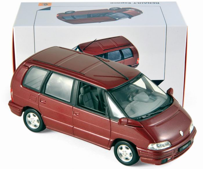 RENAULT Espace 2 de 1992 Rouge Malaga NOREV 1/43