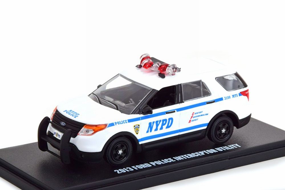 Voiture MINIATURE FORD POLICE INTERCEPTOR UTILITY 2013 NYPD NEW YORK POLICE DEPARTMENT 1/43