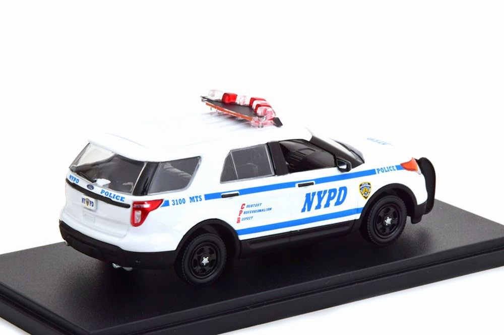 Miniature Voiture FORD POLICE INTERCEPTOR UTILITY 2013 NYPD NEW YORK POLICE DEPARTMENT 1/43