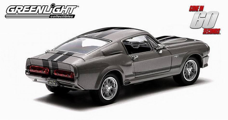Miniature FORD MUSTANG Shelby GT 500 Custom Eleanor 60 Secondes Chrono 1/43