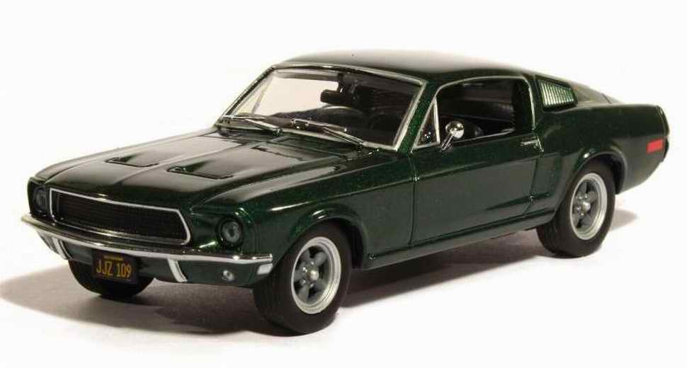 Voiture miniature métal Ford Mustang GT Bullitt 1/43