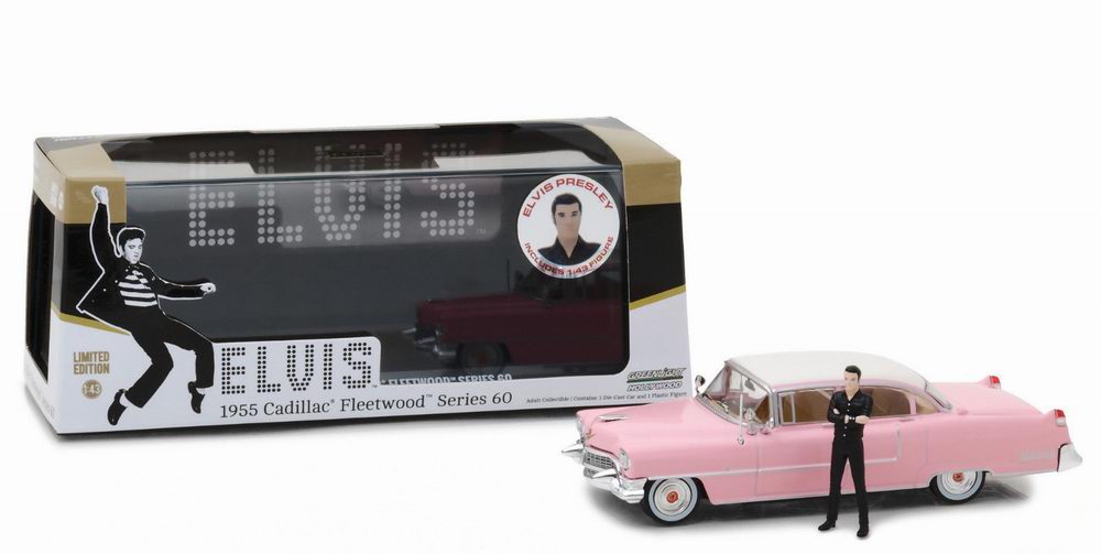 voiture CADILLAC Fleetwood Elvis Presley figurine Elvis Presley 1/43