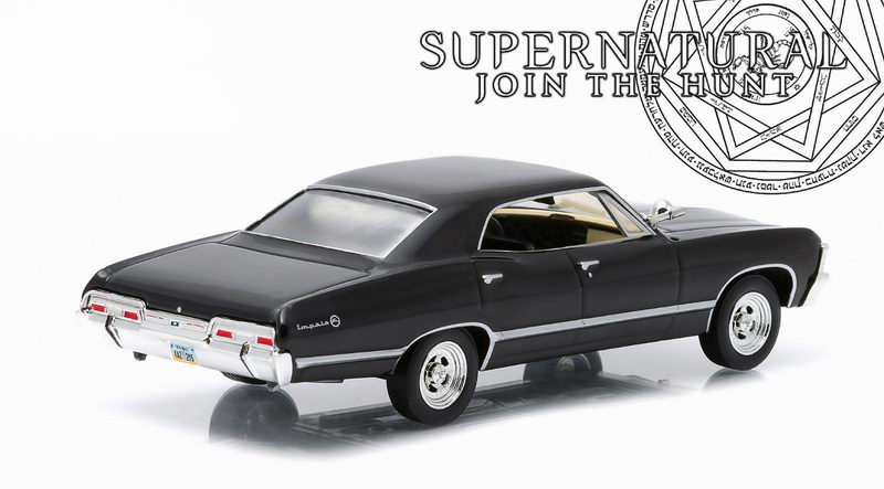 Voiture CHEVROLET Impala SUPERNATURAL 2 Figurines Dean et Sam